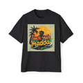 Graphic Tee — "Suck Yuh Madda" Tropical Sunset Palm Shirt