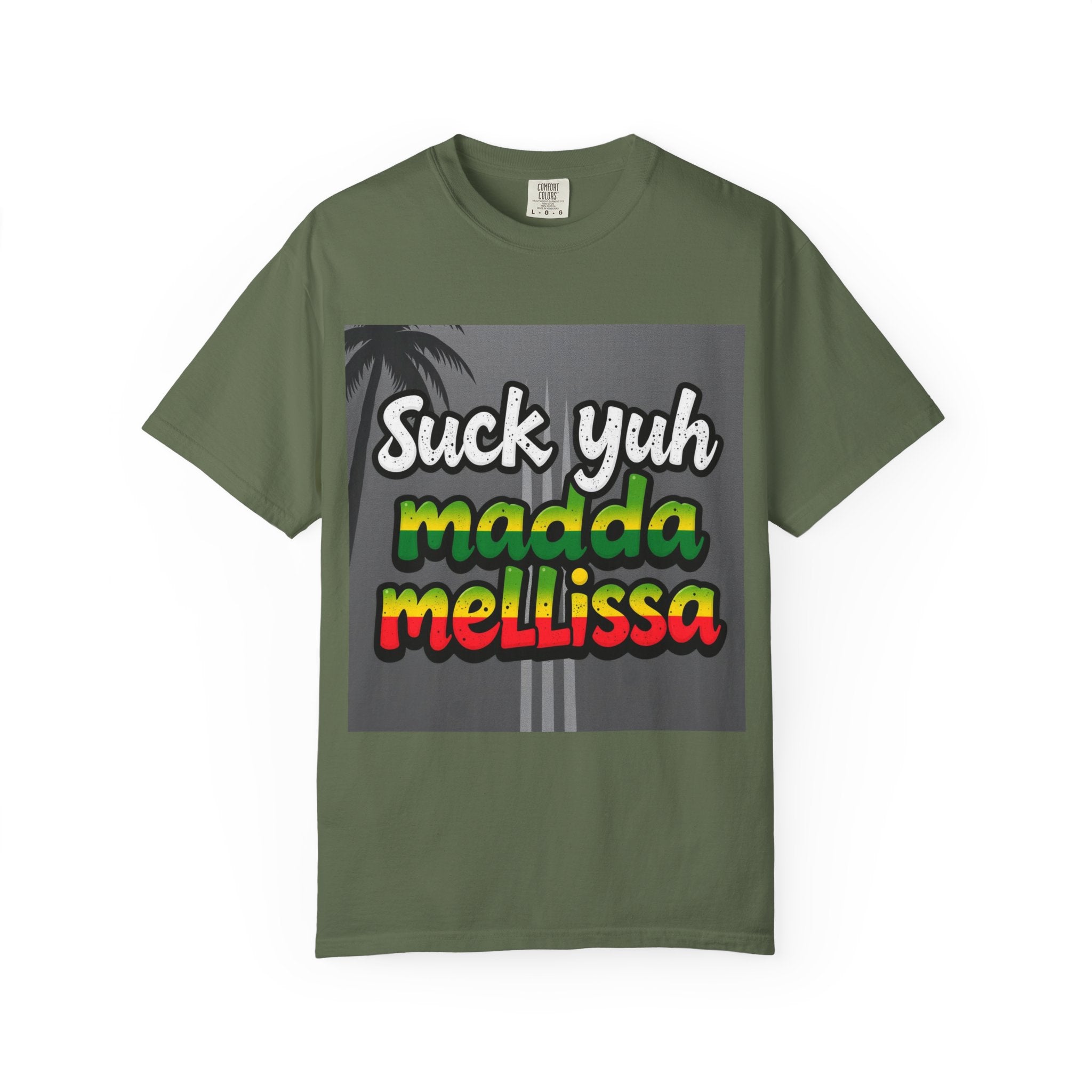 T-Shirt - 'Suck Yuh Madda Mellissa' Jamaican Hurricane Survivor Tee