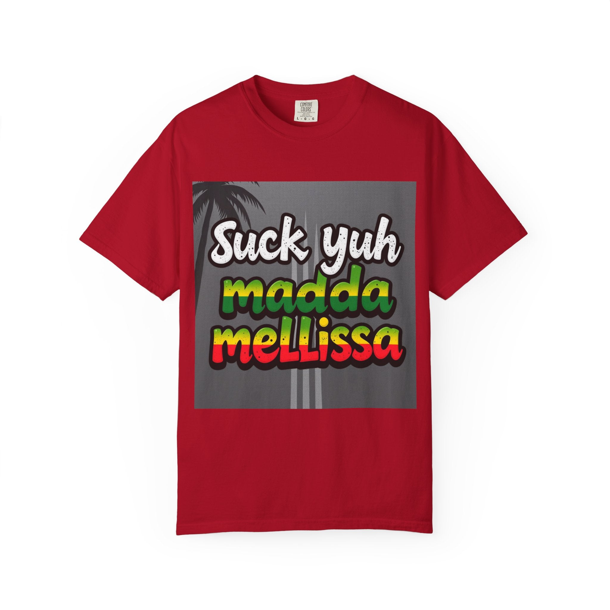 T-Shirt - 'Suck Yuh Madda Mellissa' Jamaican Hurricane Survivor Tee