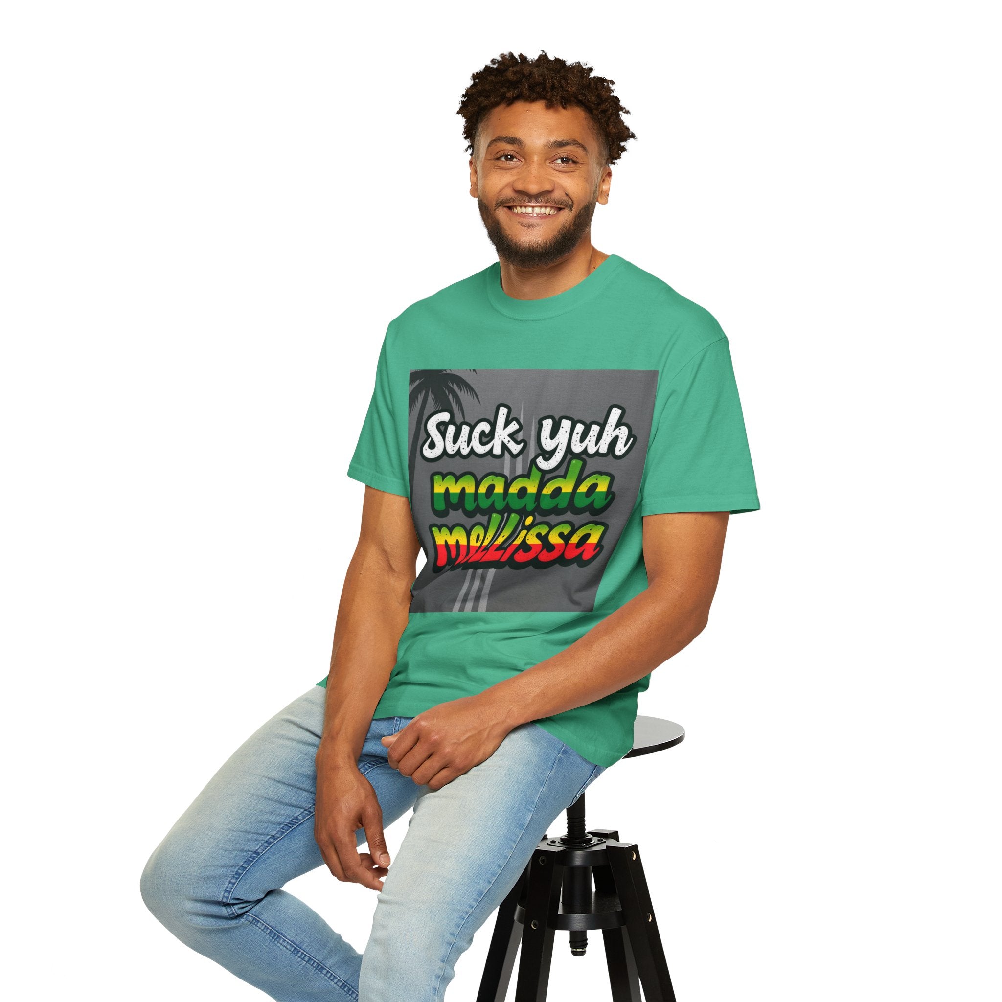 T-Shirt - 'Suck Yuh Madda Mellissa' Jamaican Hurricane Survivor Tee