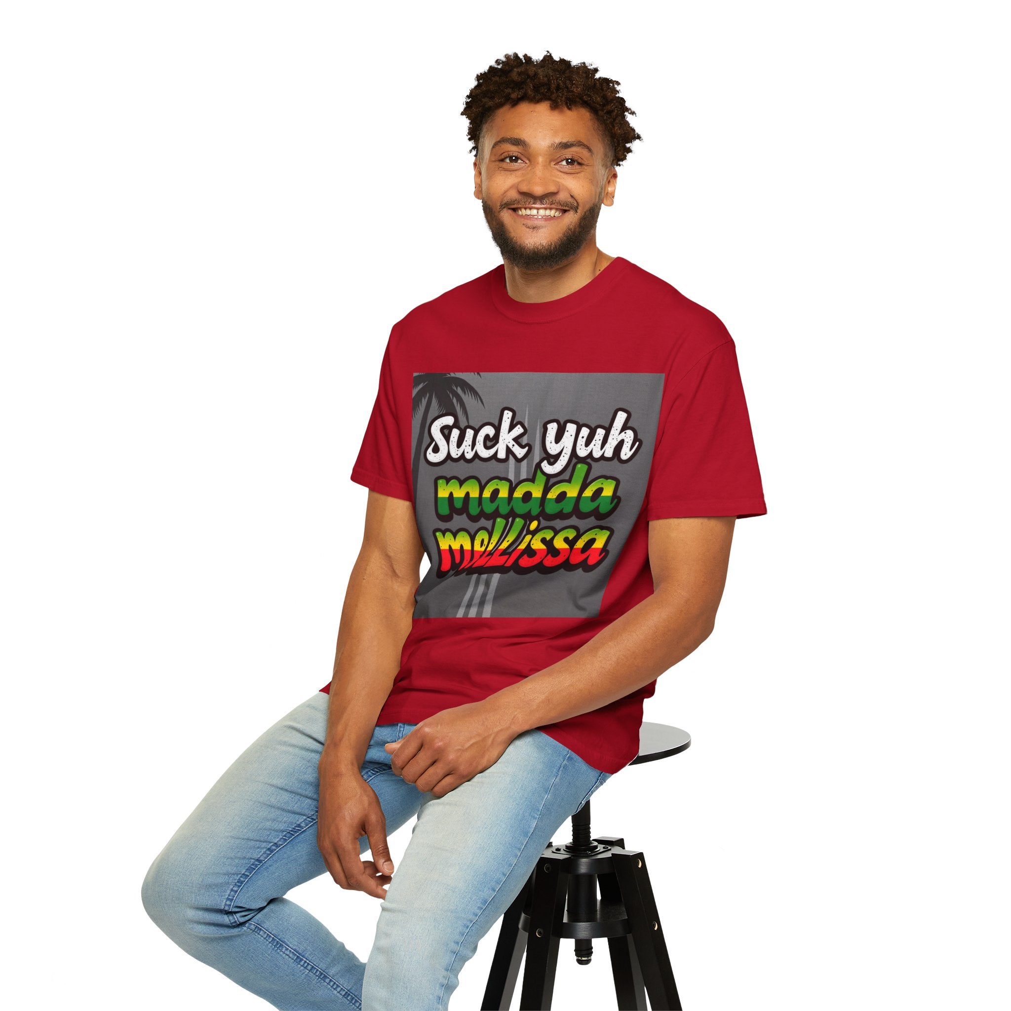 T-Shirt - 'Suck Yuh Madda Mellissa' Jamaican Hurricane Survivor Tee