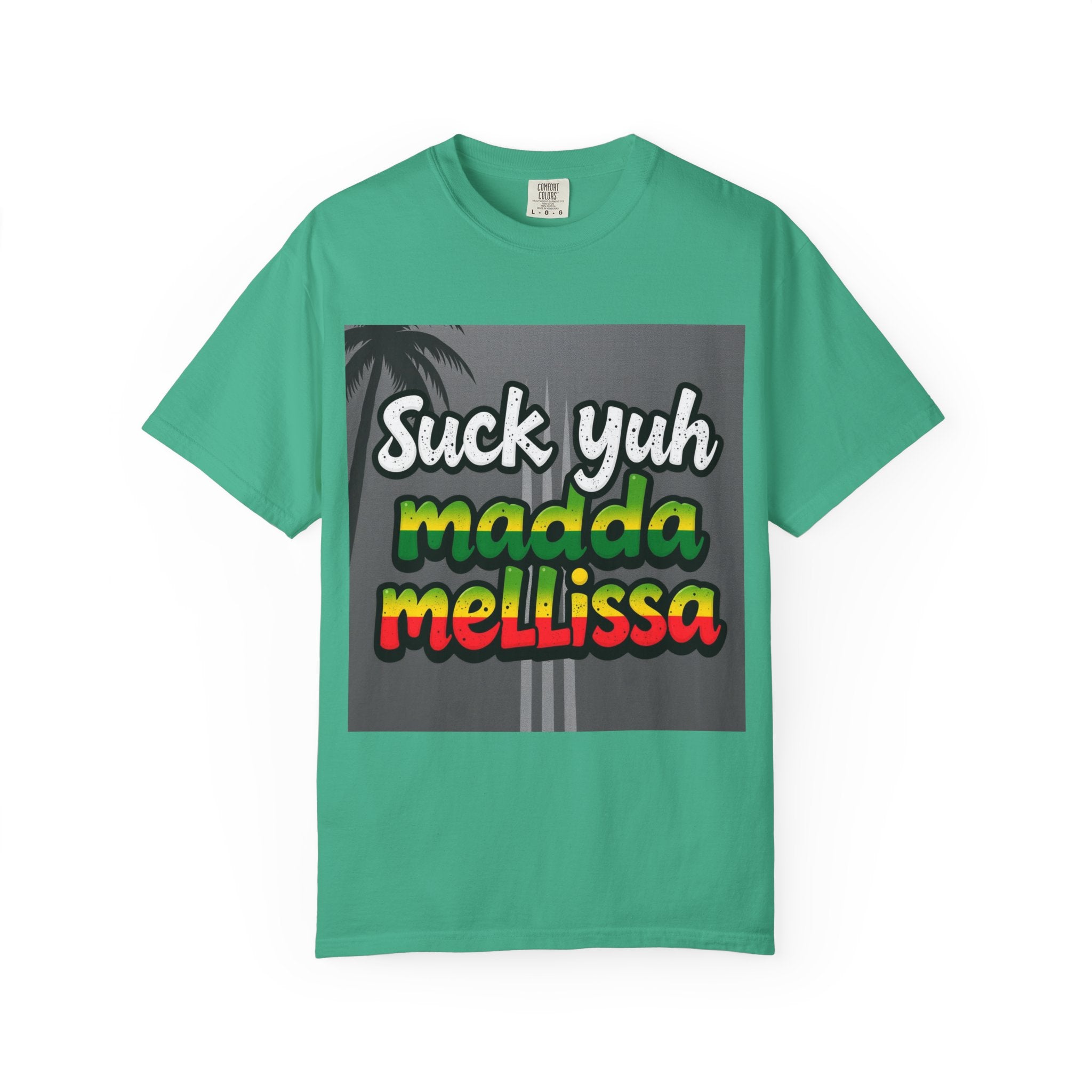 T-Shirt - 'Suck Yuh Madda Mellissa' Jamaican Hurricane Survivor Tee