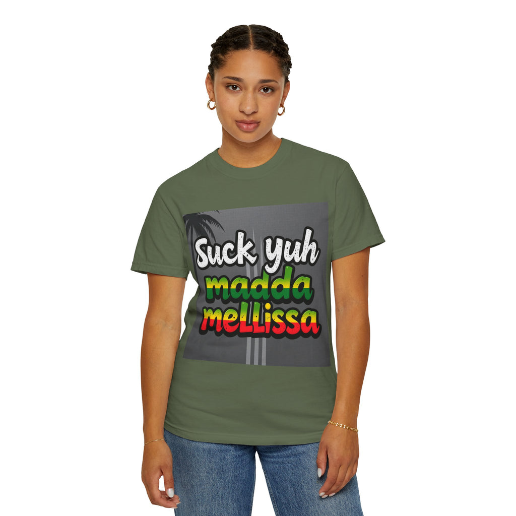 T-Shirt - 'Suck Yuh Madda Mellissa' Jamaican Hurricane Survivor Tee